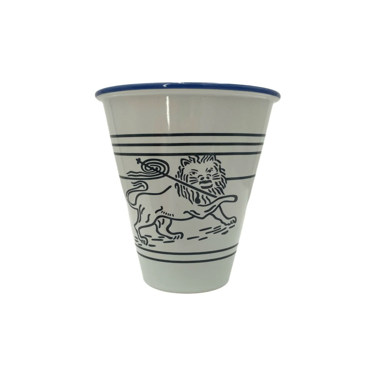 Shewhat Haile Selassie Lion of Judah Enamel Era Drinking Cup 500ml-Ceramic