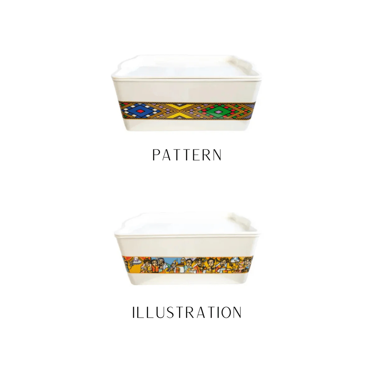 Shewhat Melamine rekebot 40x27x16cm pattern/illustration