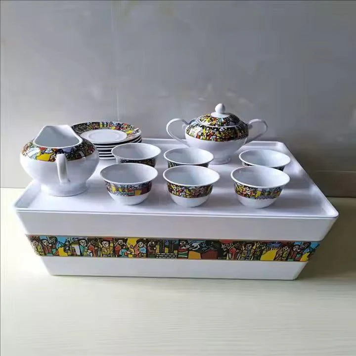 Shewhat Melamine rekebot 40x27x16cm pattern/illustration - Image 3