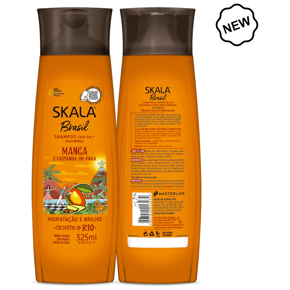 Skala Brasil Castanha Do Para Shampoo Manga 325ml