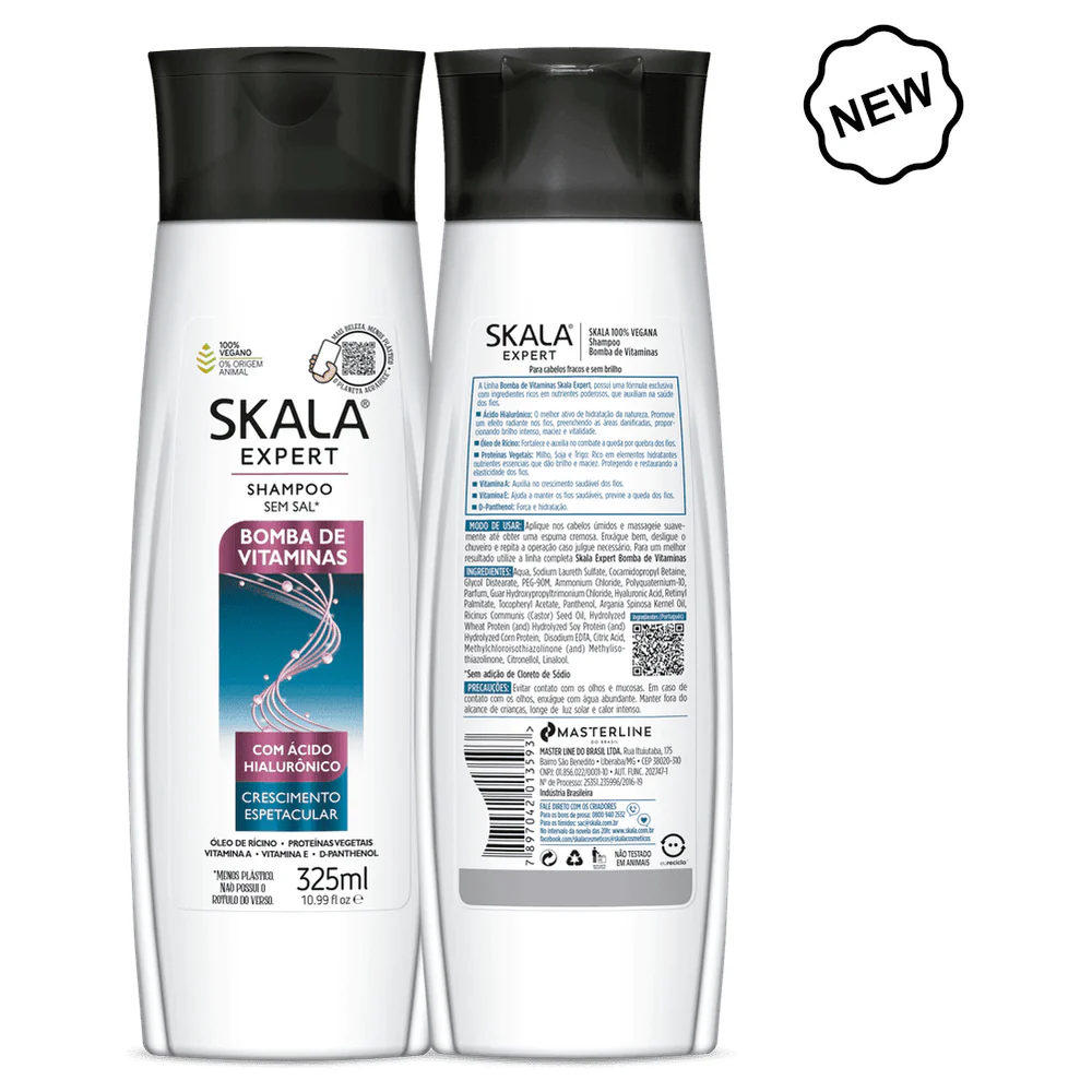 Skala Expert Bomba De Vitaminas Shampoo 325ml