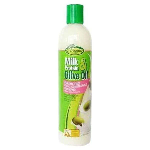 Sofn' Free Grohealthy Milk Protein And Olive Oil Sulfate Free 2 In 1 Conditioning Shampoo 360ml