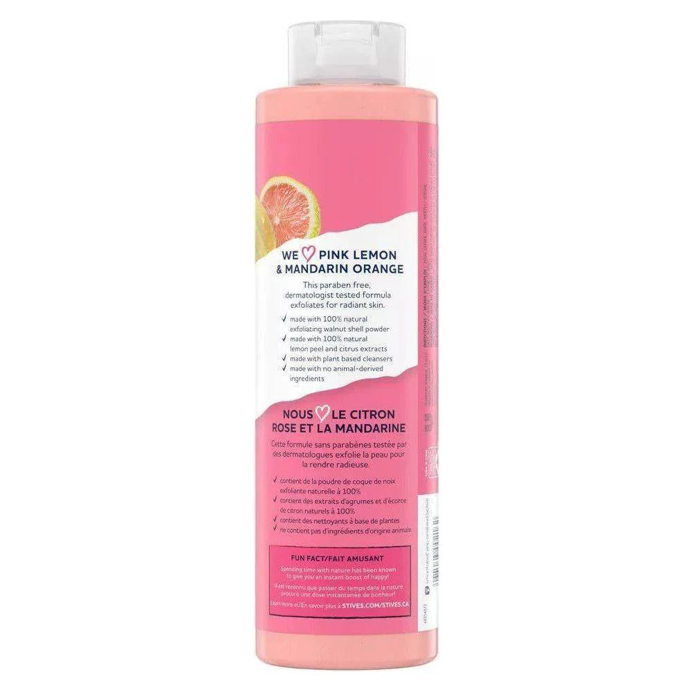 St.Ives Exfoliating Body Wash Pink Lemon & Mandarin Orange 22 Oz - Image 2
