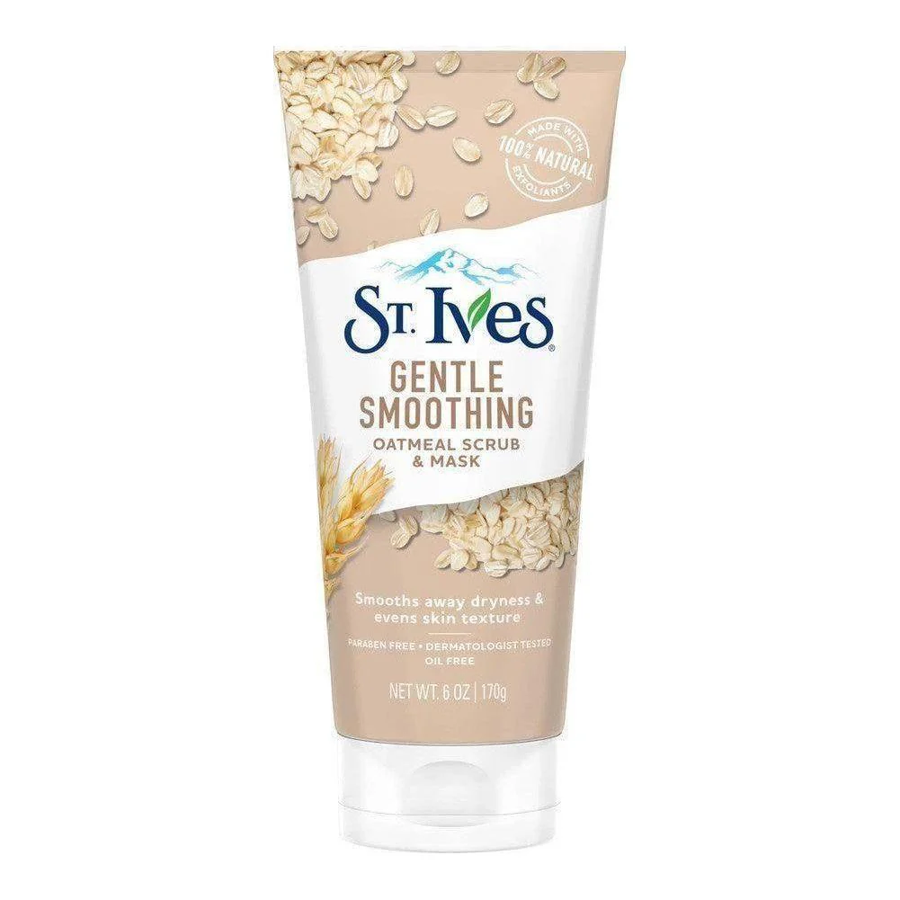 St.Ives Gentle Smoothing Oatmeal Scrub & Mask 6 Oz