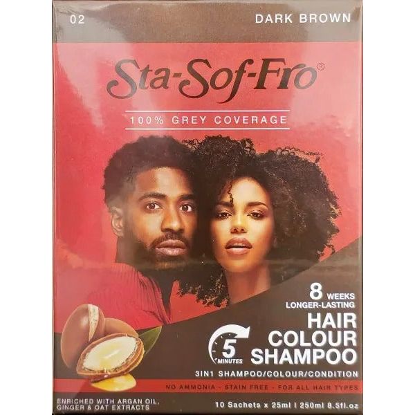 Sta Sof Fro Hair Color Shampoo 25ml x10 sachets - Image 3