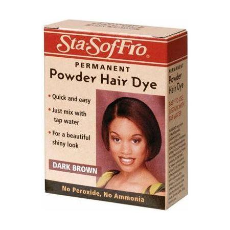 Sta-Sof-Fro Powder Hair Dye - Dark Brown