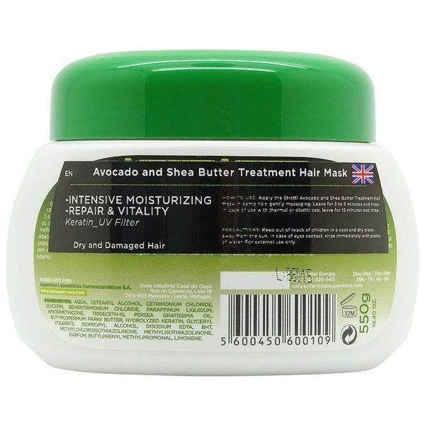 Stratti Avocado and Shea Butter Treatment Hair Mask 550g - Image 2