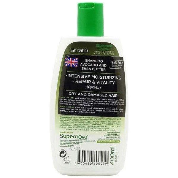 Stratti Avocado & Shea Butter Shampoo 400Ml - Image 2
