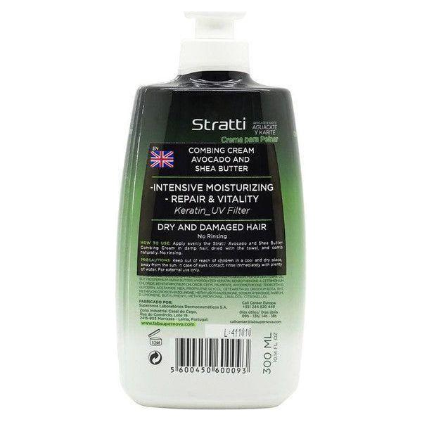 Stratti Combing Cream Avocado And Shea Butter 300Ml - Image 2