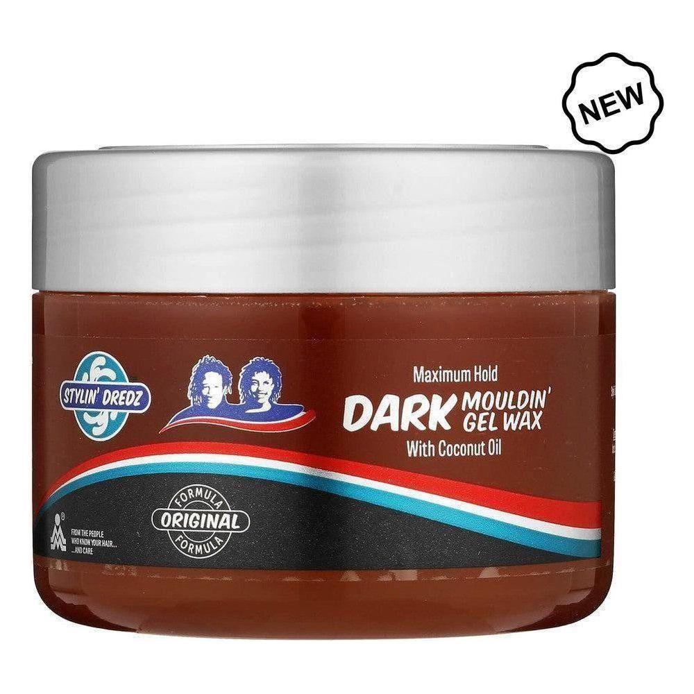 Stylin Dredz Maximum Hold Dark Mouldin' Gel Wax With Coconut Oil 250 ml