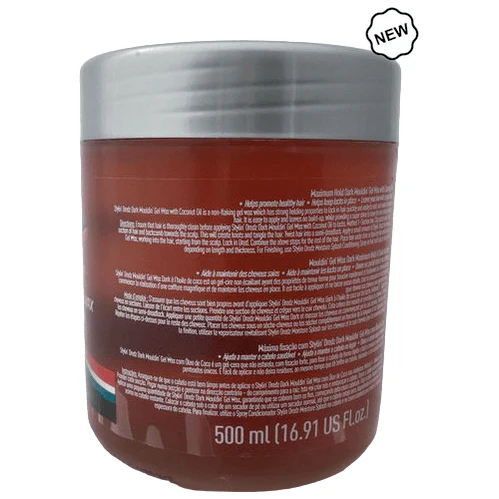 Stylin Dredz Maximum Hold Dark Mouldin' Gel Wax With Coconut Oil 500 ml - Image 3