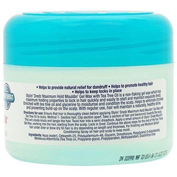 Stylin' Dredz Maximum Hold Mouldin'Gel Wax 250ml - Image 2