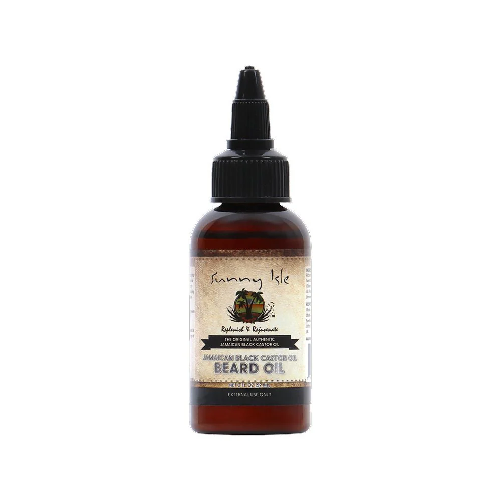 Sunny Isle Jamaican Black Castor Oil Beard Oil 2 oz
