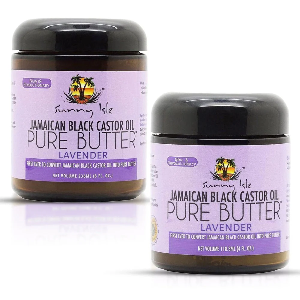 Sunny Isle Jamaican Black Castor Oil Pure Butter Lavender 118/236ml