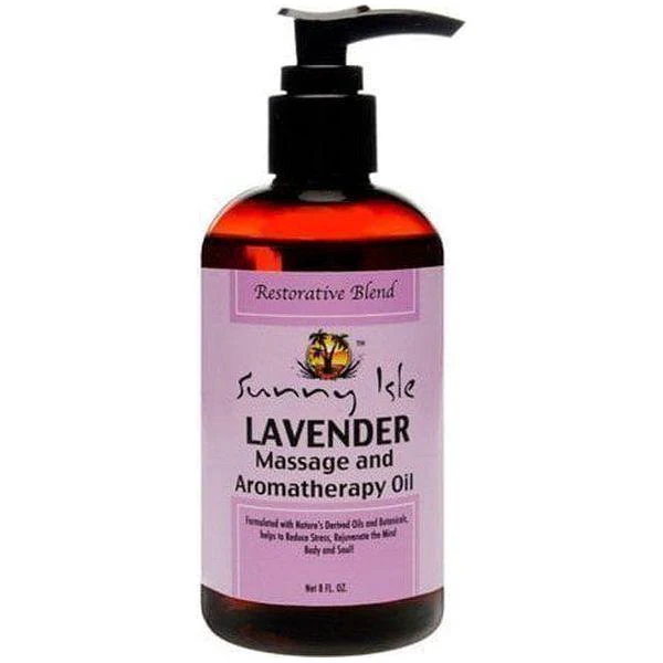 Sunny Isle Lavender Massage and Aromatherapy Oil 236ml