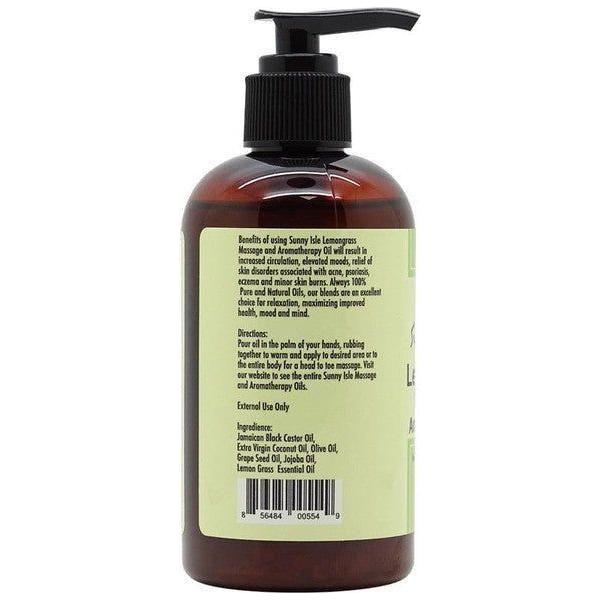 Sunny Isle Lemon Grass Massage and Aromatherapy Oil 236ml - Image 3