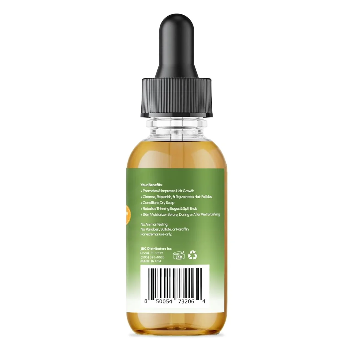 Sunny Isle Rosemary Mint Hair and Strong Roots Lite Oil 2oz - Image 2