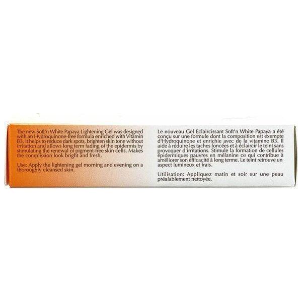 Swiss Soft'n White Papaya Lightening Gel 30g - Image 4