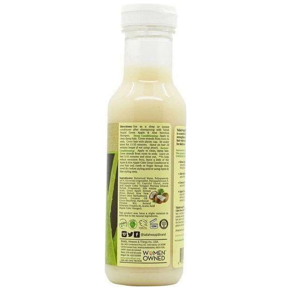 Taliah Waajid Green Apple & Aloe with Coconut Nitrition Apple Cider Deep Conditioner 355ml - Image 3