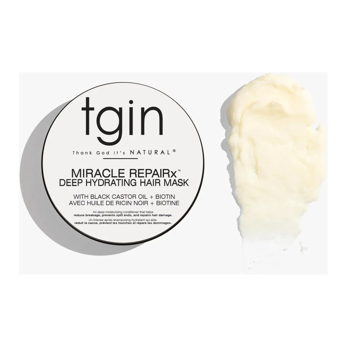 TGIN Miracle RepaiRx Deep Hydrating Hair Mask 12oz - Image 3