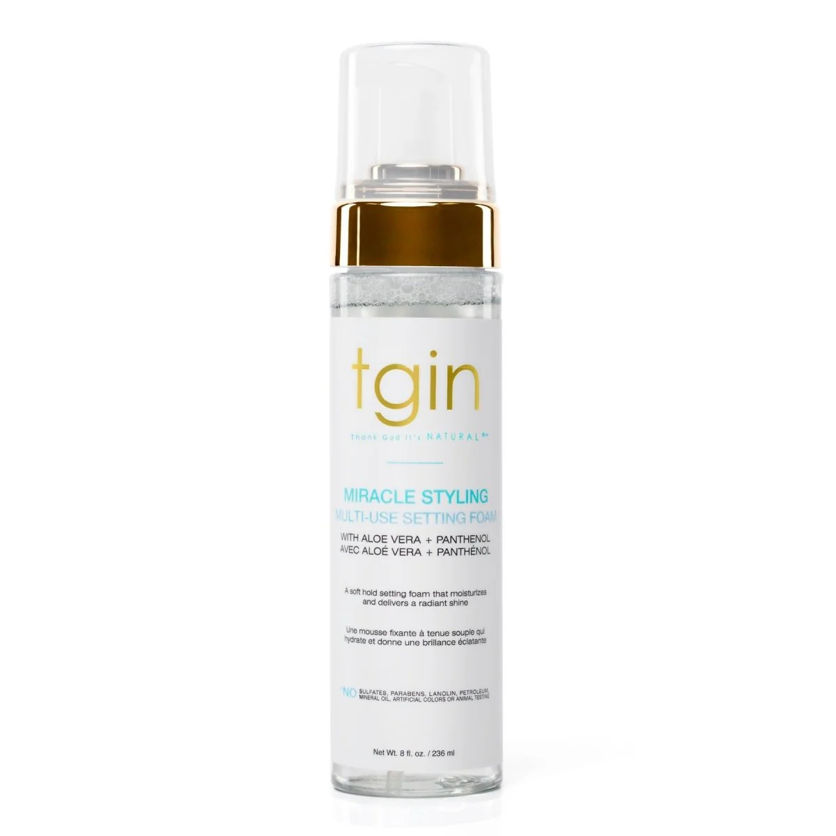 Tgin Miracle Styling Multi-Use Setting Foam 8oz