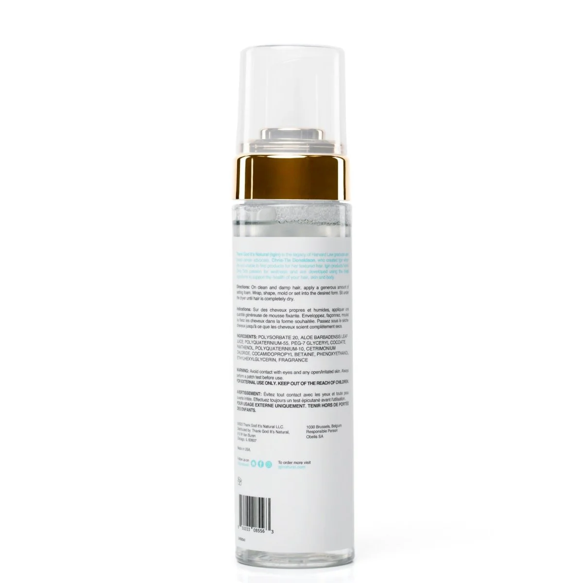 Tgin Miracle Styling Multi-Use Setting Foam 8oz - Image 3