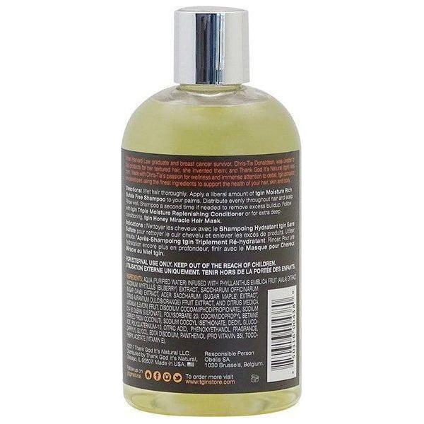 TGIN Moisture Rich Sulfate Free Shampoo with Amla Oil + Coconut Oil 384ml - Image 2