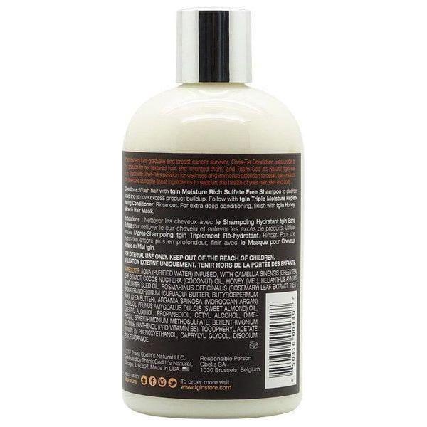 TGIN Triple Moisturize Replenishing Conditioner with Shea Butter + Argan Oil 384ml - Image 2