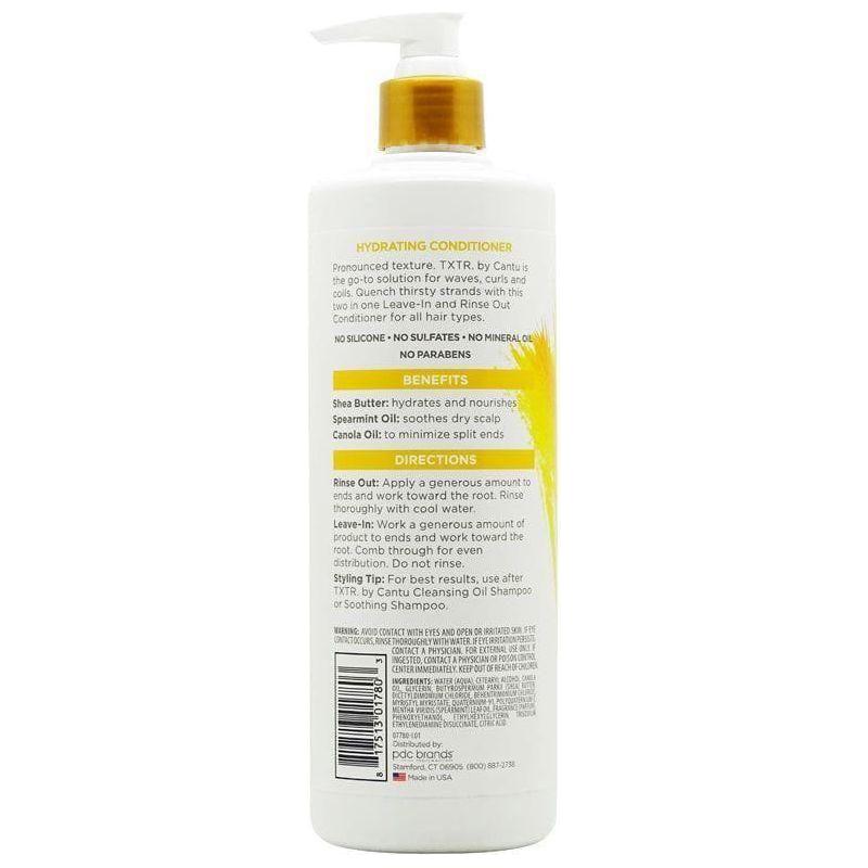 TXTR by Cantu Leave-In + Rinse Out Hydrating Conditioner 473ml - Image 2