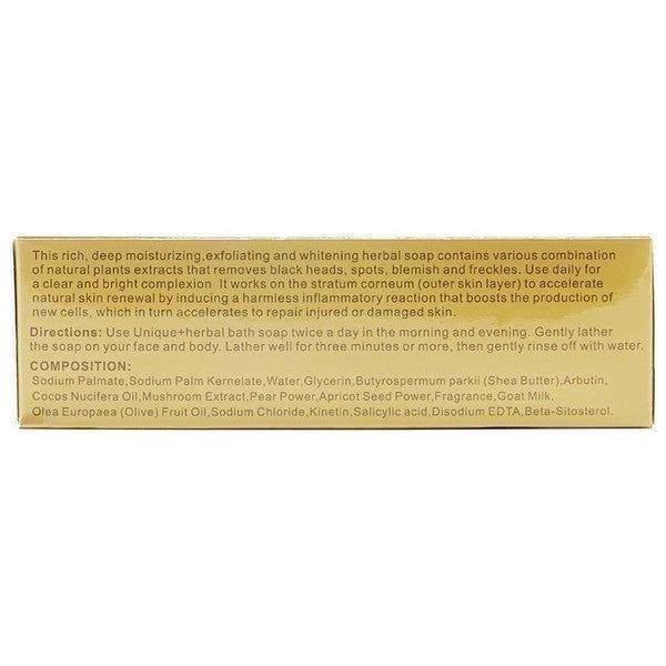 Unique+ Moisturizing Exfoliating and Whitening Soap 200g - Image 2