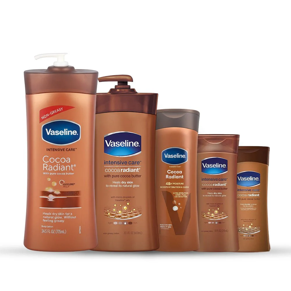 Vaseline Intensive Care Cocoa Radiant with Pure Cocoa Butter Body Lotion - Image 2