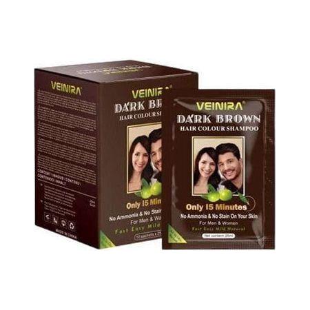 Veinira Hair Color Shampoo 10 Packs of 25ml - Image 7