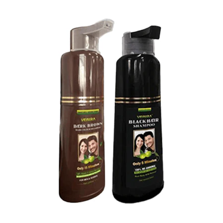 Veinira Hair Colour Shampoo Black/Dark Brown 200ml