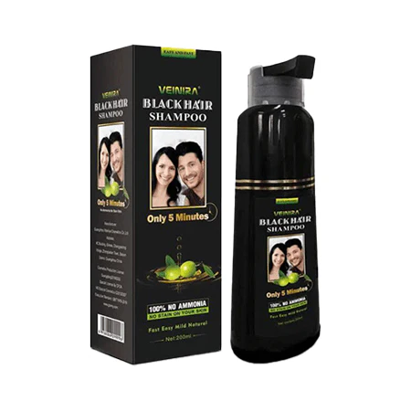 Veinira Hair Colour Shampoo Black/Dark Brown 200ml - Image 4