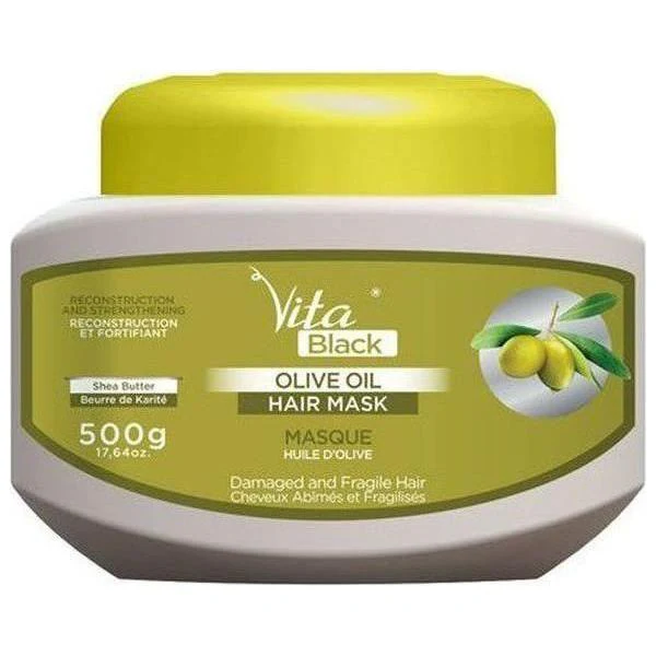 Vita Black Olive Oil Hair Mask 500G