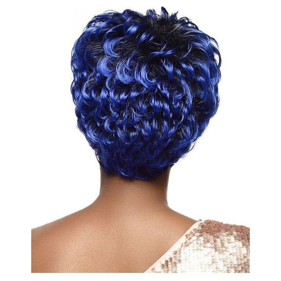 Dream Hair Wig Synthetic Hair, Kunsthaar Perücke, Color:Tt1B/Blue - Image 2