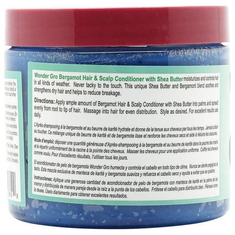 Wonder Gro Bergamot with Shea Butter Hair & Scalp Conditioner 340g - Image 2