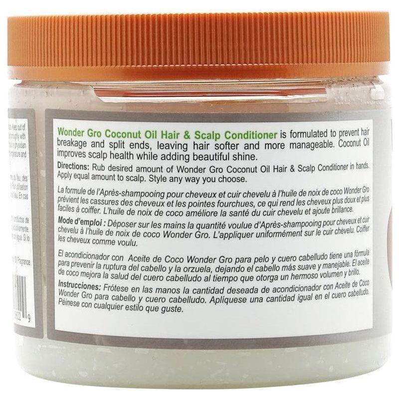 Wonder Gro Coconut Oil Hair & Scalp Conditioner 340g - Image 2