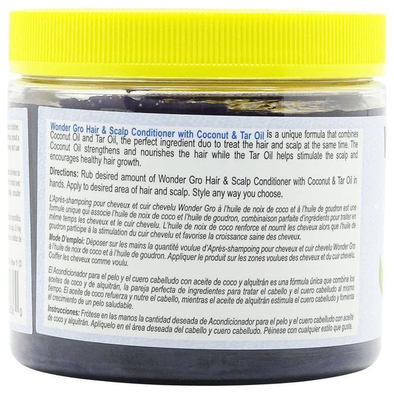 Wonder Gro Hair & Scalp Conditioner with Coconut & Tar Oil 340g - Image 3