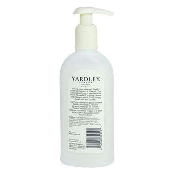 Yardley Oatmeal & Almond Luxurious Hand Soap 250Ml - Image 2