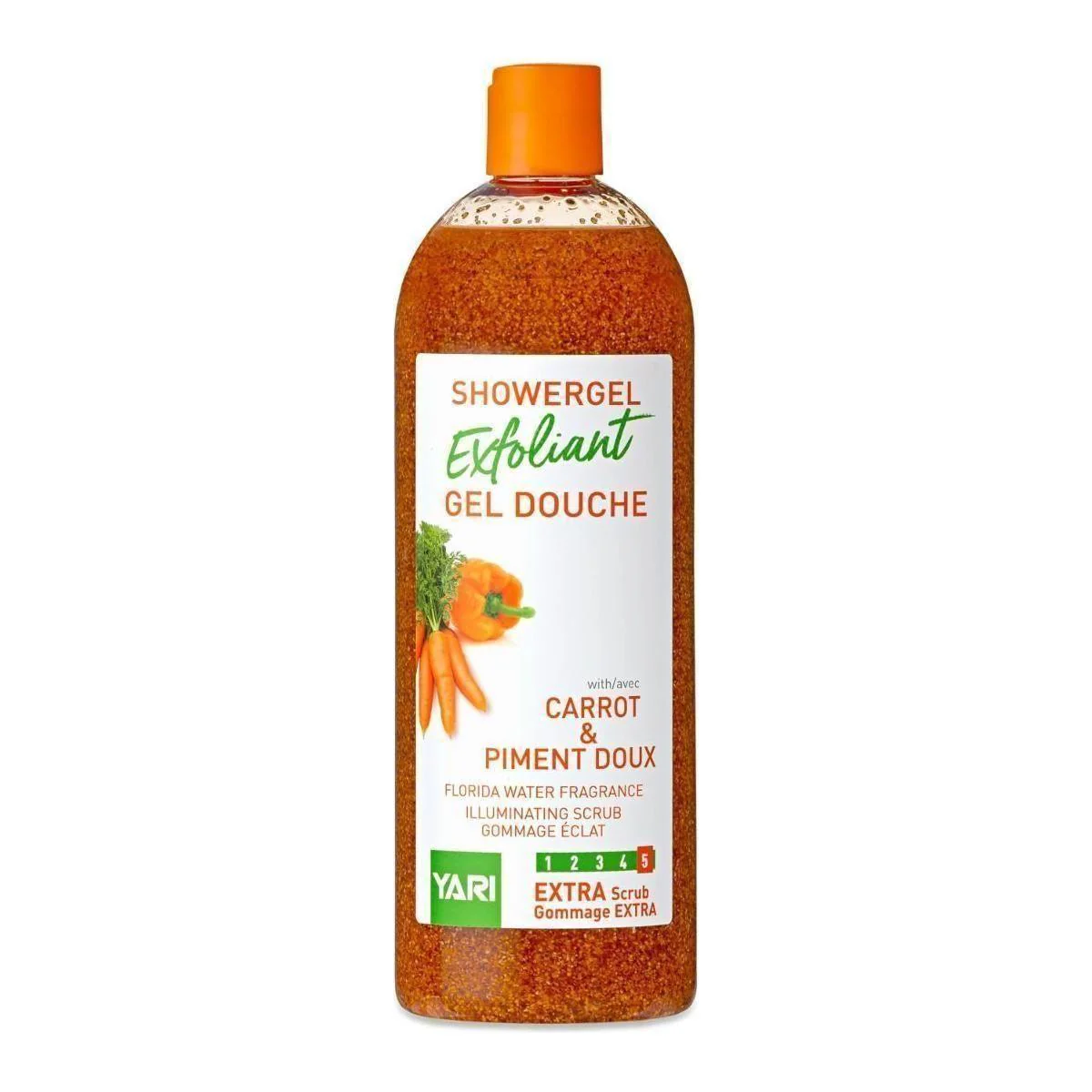 Yari Exfoliant Showergel Carrot & Piment Doux 1000ml