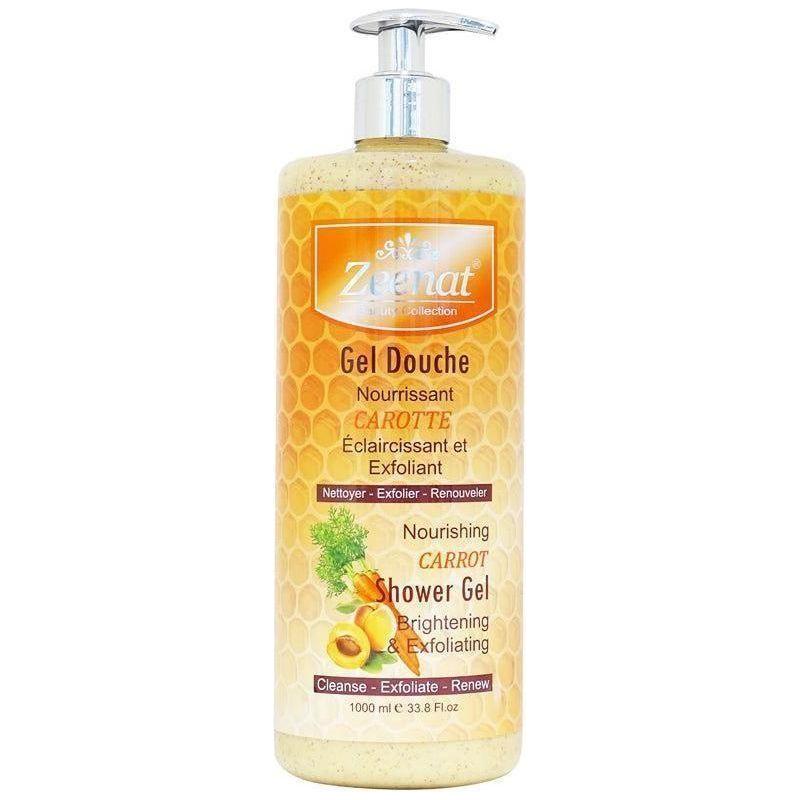 Zeenat Carrot Shower Gel Brightening & Exfoliating 1000ml