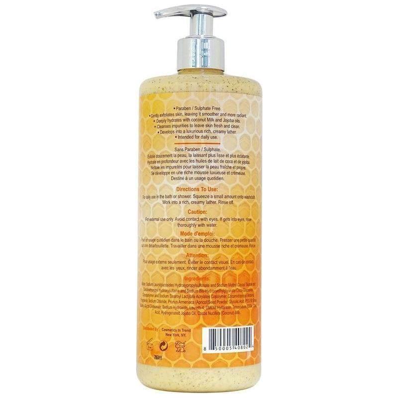 Zeenat Carrot Shower Gel Brightening & Exfoliating 1000ml - Image 2
