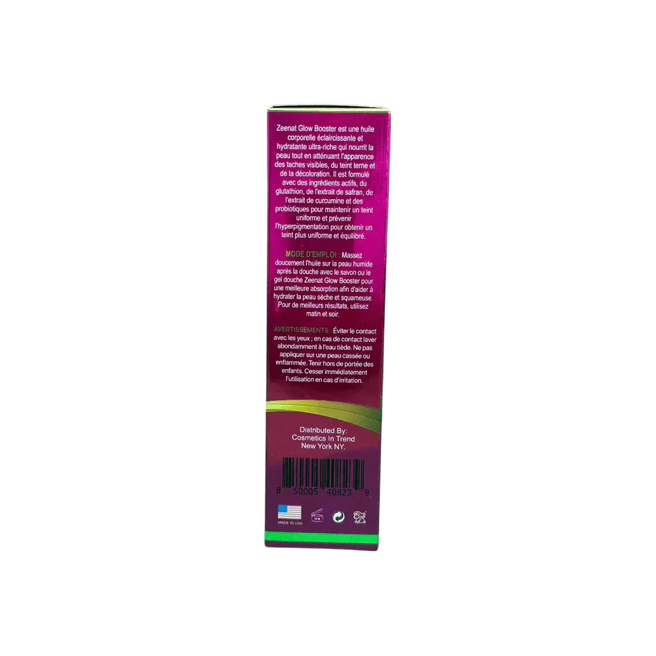Zeenat Glow Booster EvenTone Body Oil 250ml - Image 3