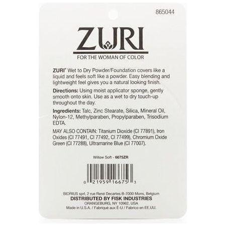 Zuri Naturally Sheer Wet to Dry Powder/Foundation 11g - Image 11