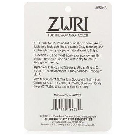 Zuri Naturally Sheer Wet to Dry Powder/Foundation 11g - Image 14