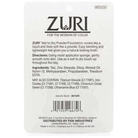 Zuri Naturally Sheer Wet to Dry Powder/Foundation 11g - Image 5
