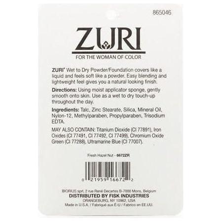 Zuri Naturally Sheer Wet to Dry Powder/Foundation 11g - Image 8